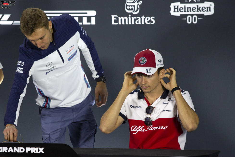 Sergei Sirotkin (Williams) und Charles Leclerc (Sauber) 
