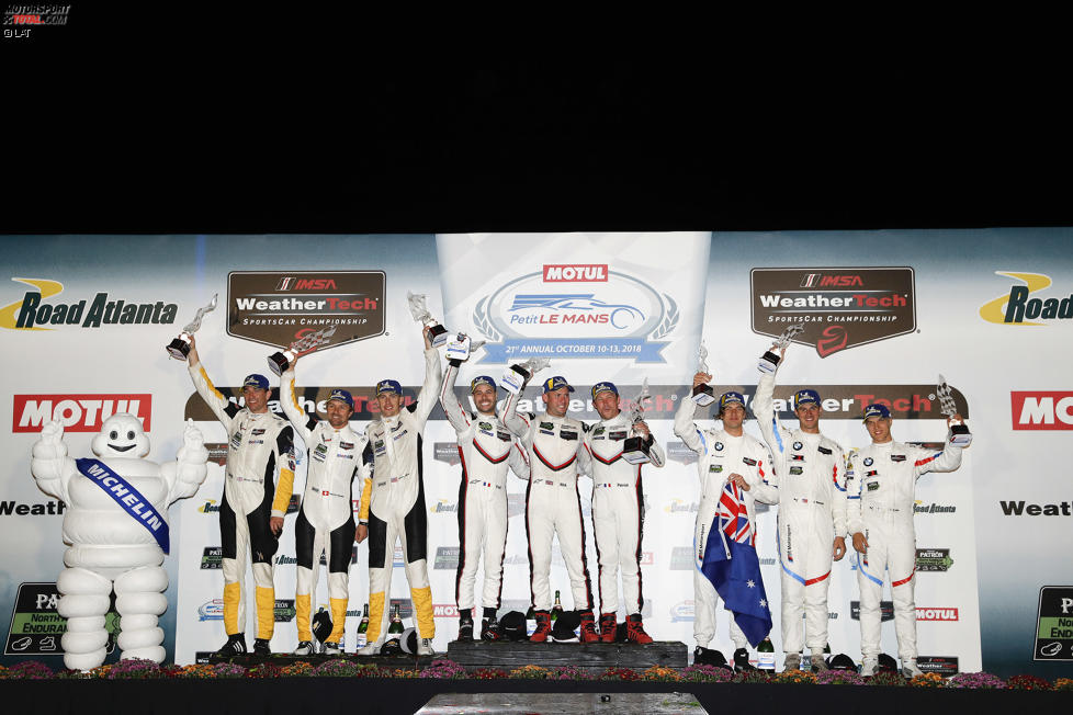 Oliver Gavin, Tommy Milner, Patrick Pilet, Nick Tandy und Frederic Makowiecki (Porsche) 
