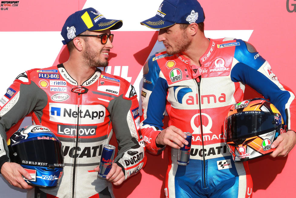 Andrea Dovizioso (Ducati) und Jack Miller (Pramac) 