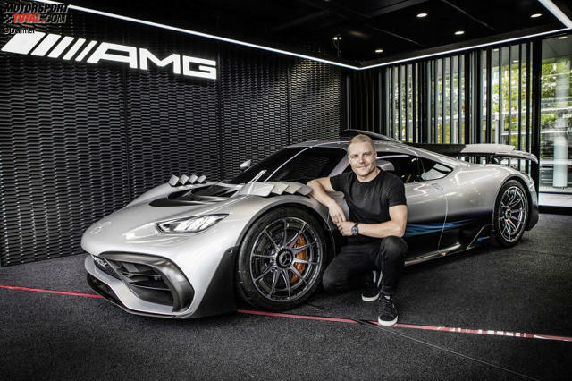 Valtteri Bottas mit dem Mercedes-AMG ONE Valtteri Bottas mit dem Mercedes-AMG ONE