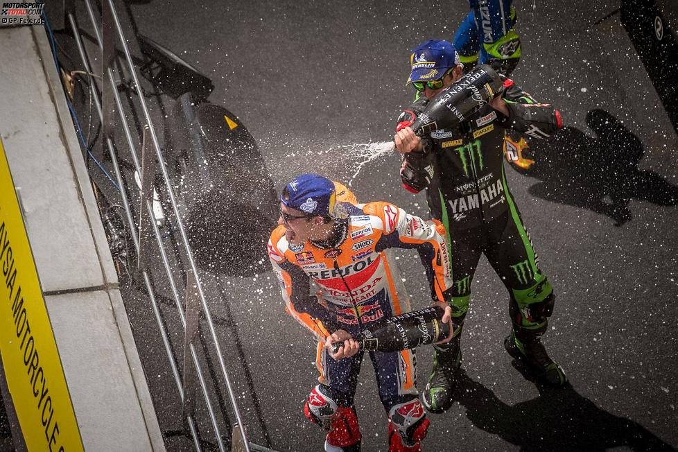 Marc Marquez und  Johann Zarco 