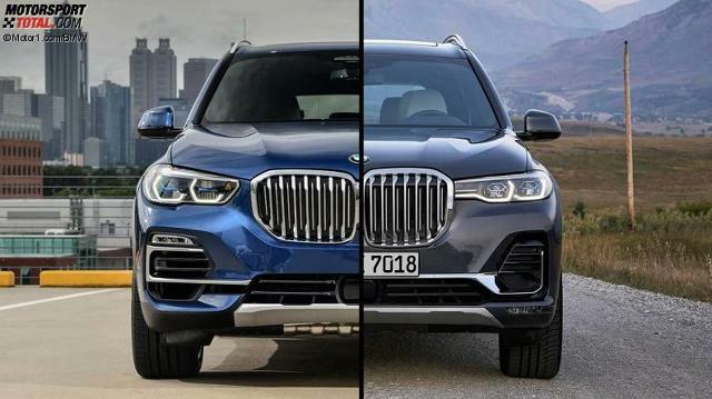 BMW X7 2019 und X5 2019 im Direktvergleich