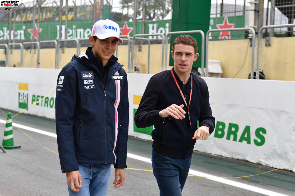 Esteban Ocon (Racing Point) und Paul di Resta 