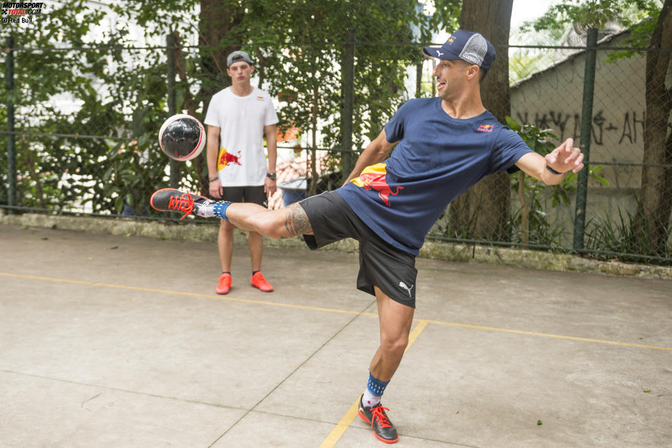 Max Verstappen und Daniel Ricciardo (Red Bull) 