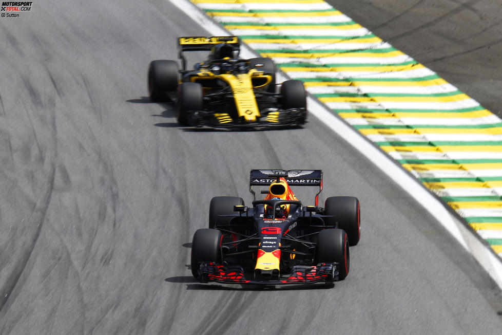 Daniel Ricciardo (Red Bull) und Nico Hülkenberg (Renault) 