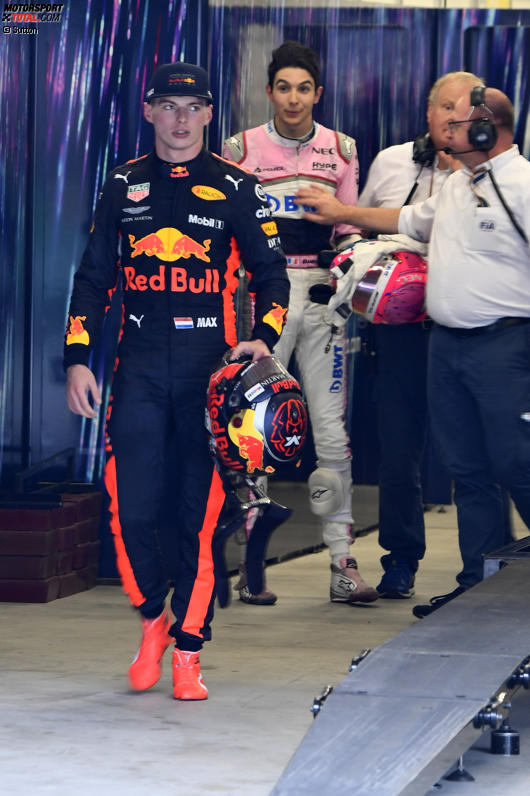 Max Verstappen (Red Bull) und Esteban Ocon (Racing Point) 
