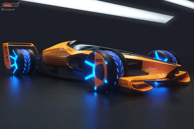 McLarens Konzept für die Formel 1 2050 ist nicht nur futuristisch, sondern radikal McLarens Konzept für die Formel 1 2050 ist nicht nur futuristisch, sondern radikal