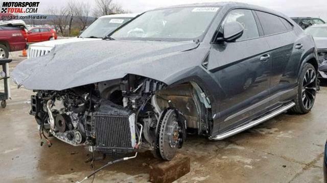 Lamborghini Urus Crash: 1.210 Kilometer auf der Uhr, 115.000 Dollar teuer ... und ein ziemlich großes Problem