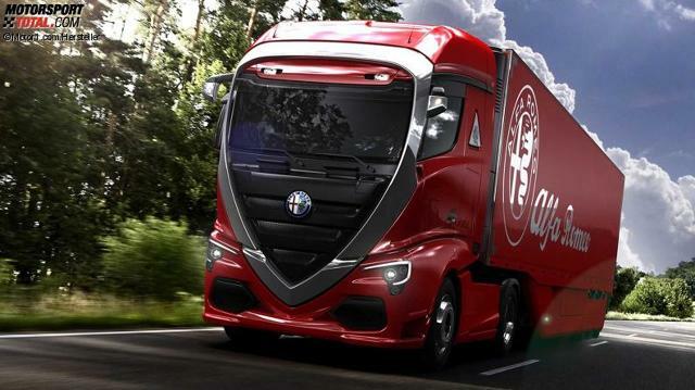 Alfa Romeo Truck Rendering