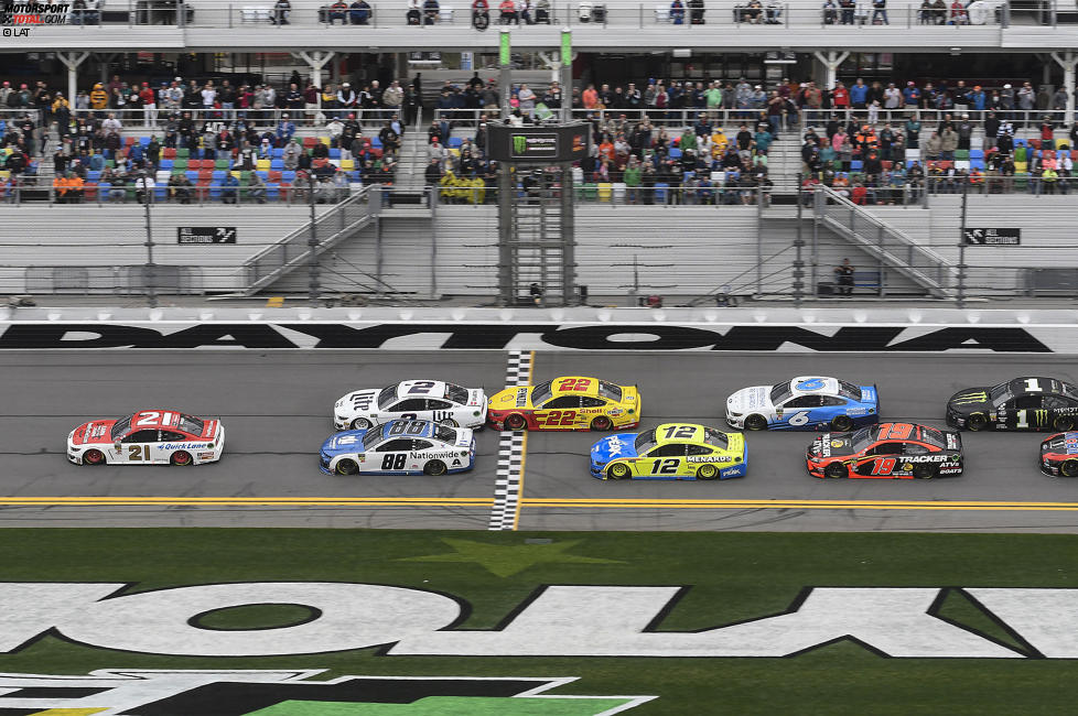 Paul Menard (Wood), Alex Bowman (Hendrick), Brad Keselowski (Penske), Joey Logano (Penske) und Ryan Blaney (Penske) 