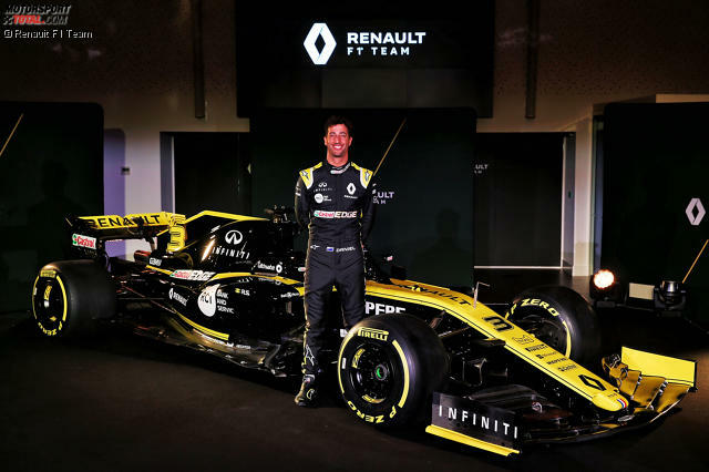 Daniel Ricciardo glaubt, dass Renault die gleichen Möglichkeiten wie sein Ex-Team Red Bull hat. Jetzt durch weitere Bilder seines neuen Boliden klicken!