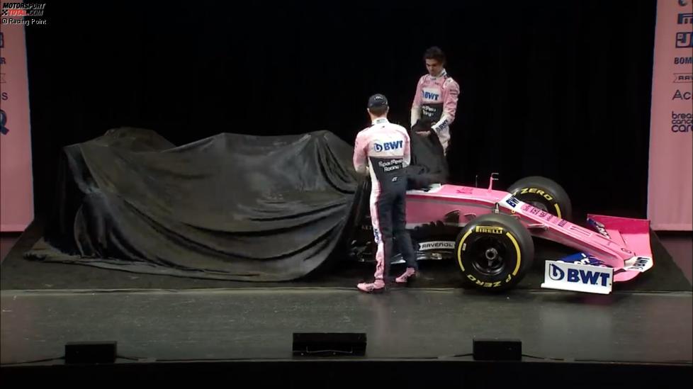 Sergio Perez und Lance Stroll (Racing Point) 