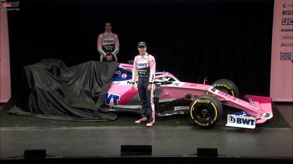 Sergio Perez und Lance Stroll (Racing Point) 