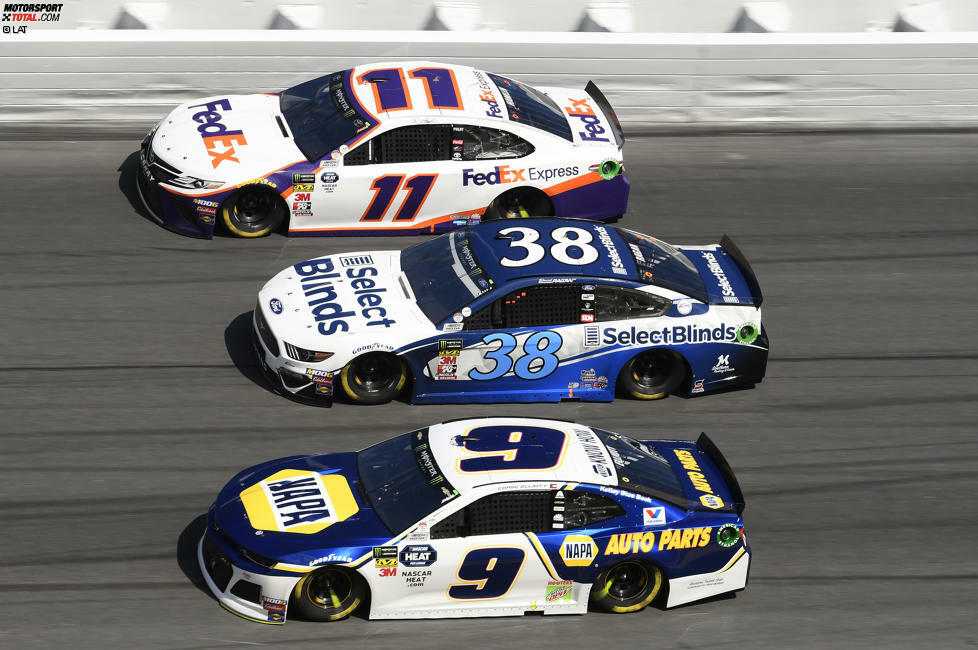 3-Wide-Racing mit Chevrolet, Ford und Toyota in Daytona