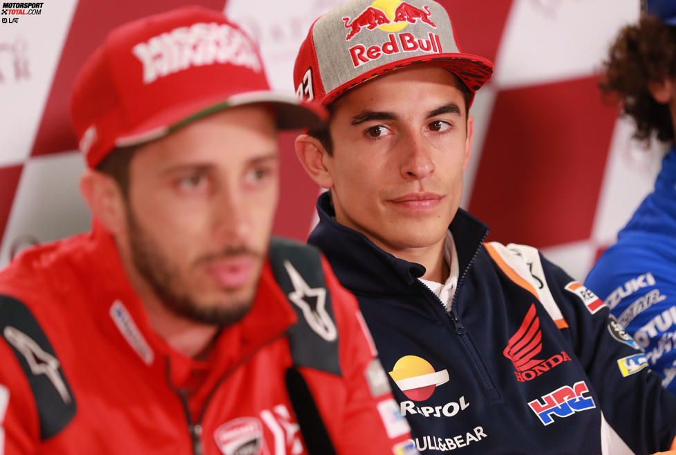 Andrea Dovizioso und Marc Marquez 