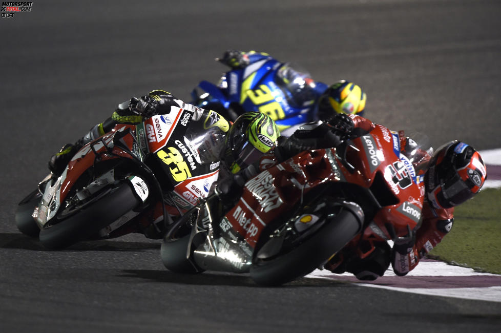 Danilo Petrucci vor Cal Crutchlow 