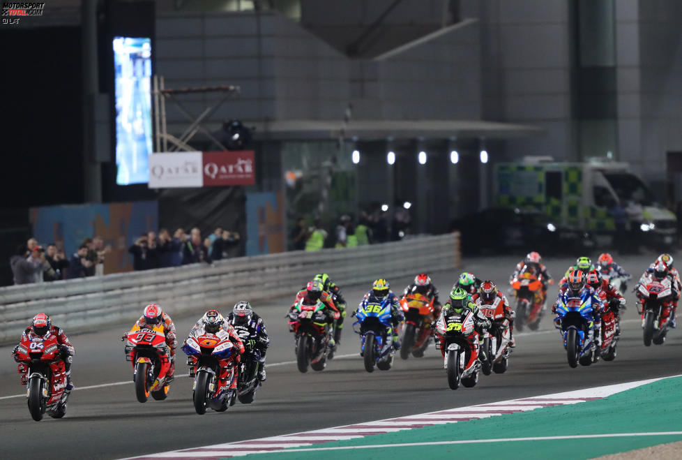 MotoGP Start in Katar