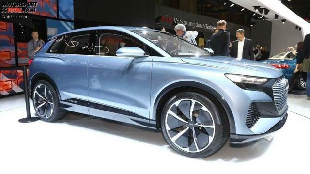 Audi Q4 e-tron concept auf dem Genfer Automobilsalon 2019