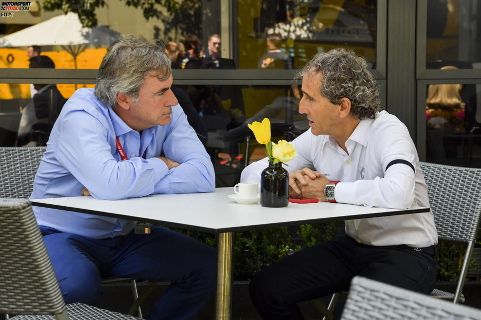 Carlos Sainz sen. und Alain Prost 