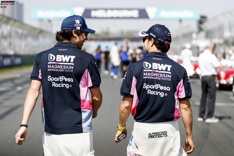 Sergio Perez (Racing Point) und Lance Stroll (Racing Point) 