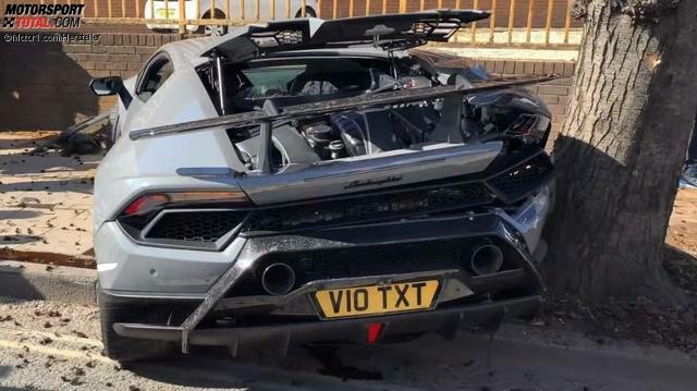 Lamborghini Huracan Performante crasht bei Supercar-Treffen