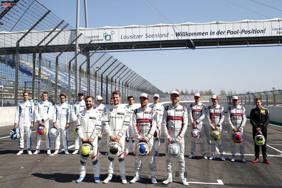 Timo Glock (RMG-BMW), Marco Wittmann (RMG-BMW) und Mike Rockenfeller (Phoenix-Audi) 
