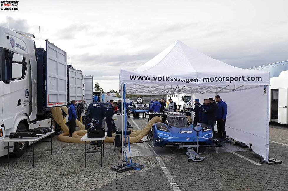 Volkswagen testet den ID.R auf der Nürburgring Nordschleife