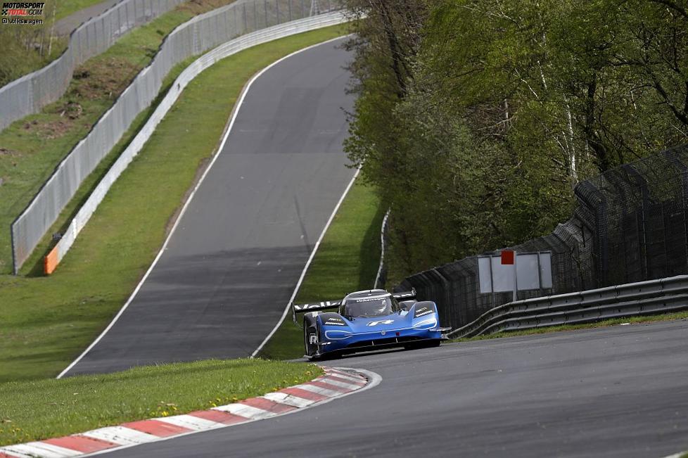 Volkswagen testet den ID.R auf der Nürburgring Nordschleife