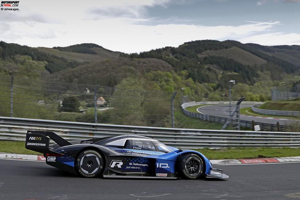 Volkswagen testet den ID.R auf der Nürburgring Nordschleife