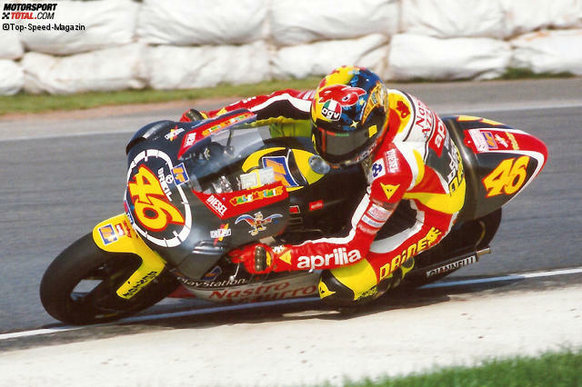 1996 debütierte der weit überdurchschnittlich talentierte Youngster Valentino Rossi in der globalen Motorradrennsport-Szene
