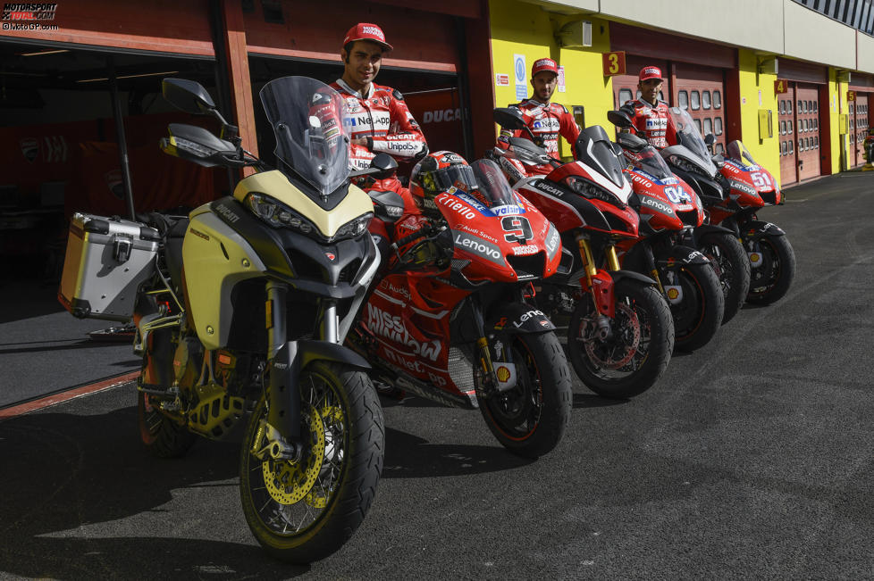 Danilo Petrucci, Andrea Dovizioso und Michele Pirro 