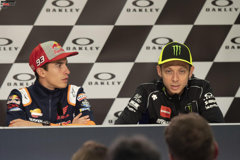 Marc Marquez und Valentino Rossi