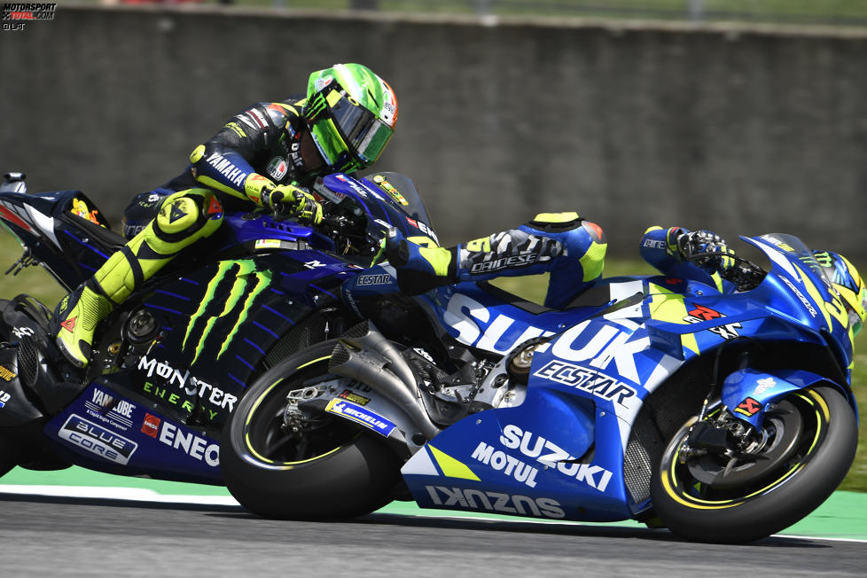 Joan Mir und Valentino Rossi 