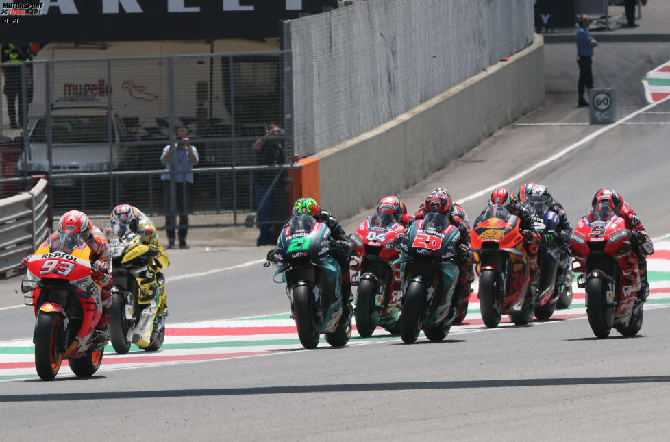 MotoGP-Start in Mugello