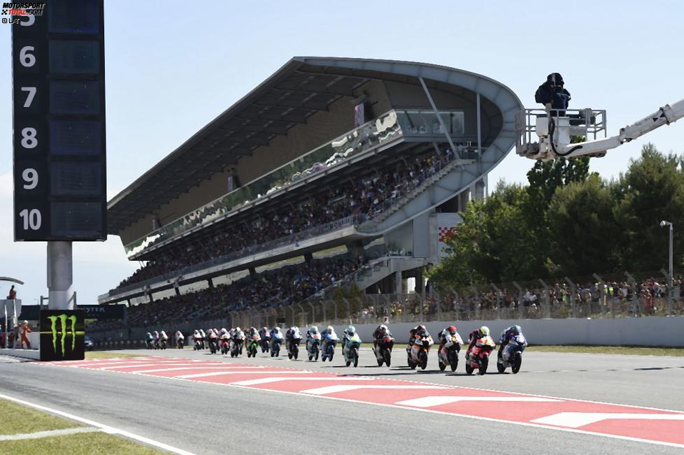 Moto3 Start in Barcelona