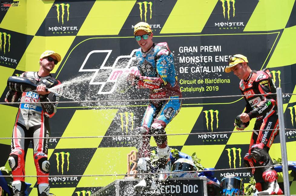 Thomas Lüthi, Alex Marquez und Jorge Navarro 