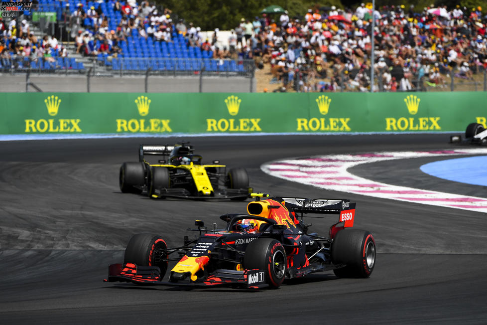 Pierre Gasly (Red Bull) und Daniel Ricciardo (Renault) 