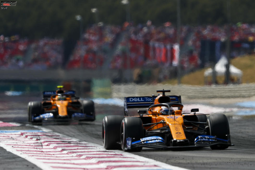 Carlos Sainz (McLaren) und Lando Norris (McLaren) 