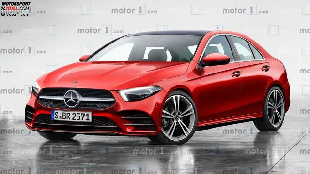 Mercedes C-Klasse (2021) Rendering: Der W206 nimmt Anleihen bei A-Klasse &  CLA