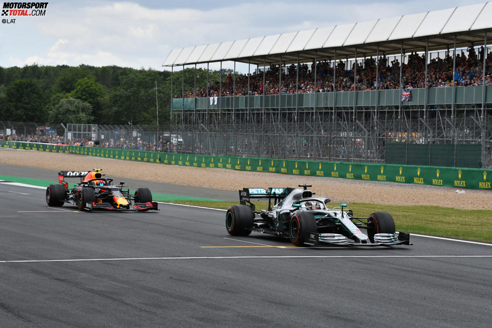 Lewis Hamilton (Mercedes) und Pierre Gasly (Red Bull) 