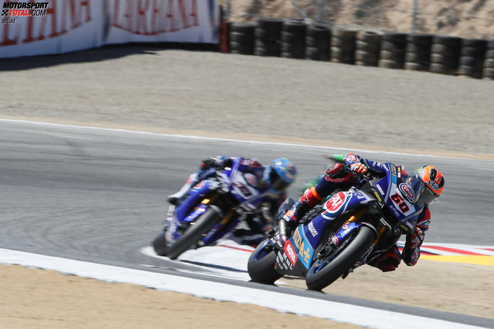 Michael van der Mark vor Marco Melandri