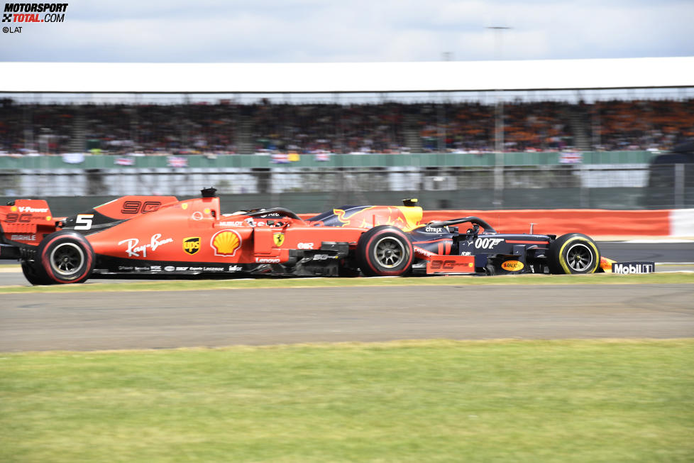 Pierre Gasly (Red Bull) und Sebastian Vettel (Ferrari) 