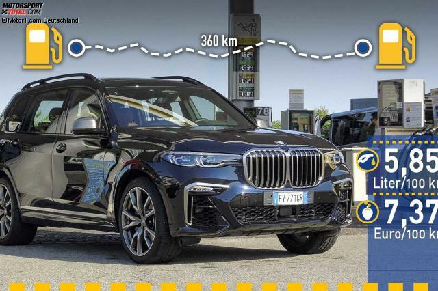 BMW X7 im Verbrauchstest