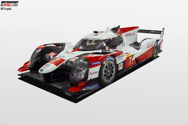 Der Toyota TS050 Hybrid 2019 mit geänderter Frontpartie