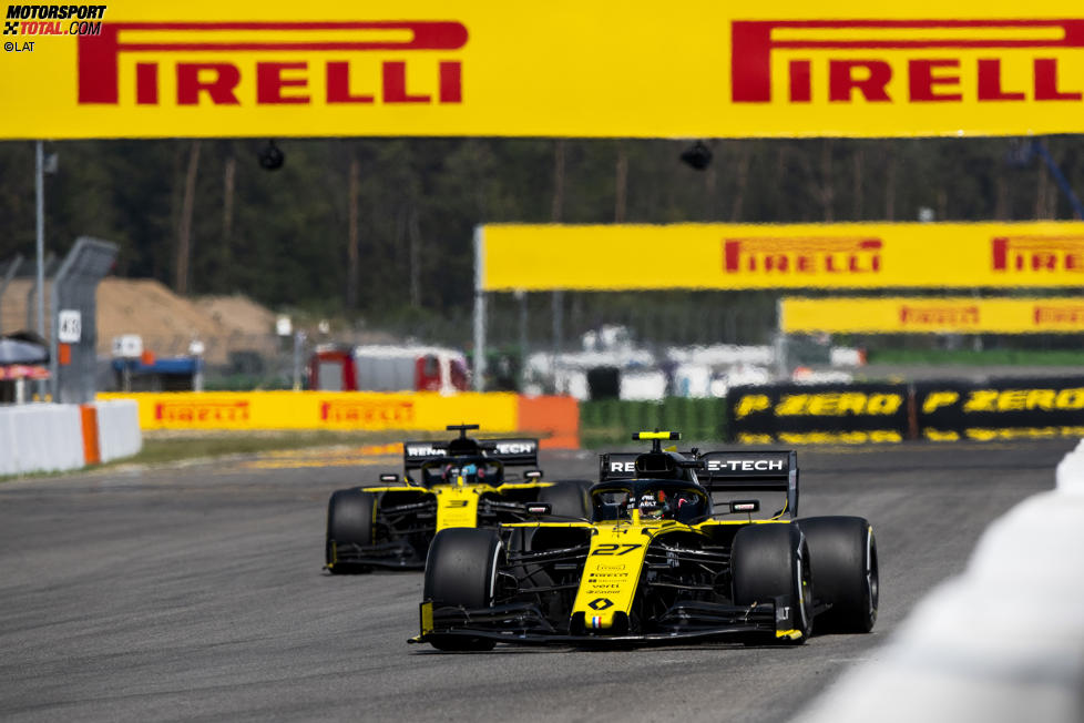 Nico Hülkenberg (Renault) und Daniel Ricciardo (Renault) 