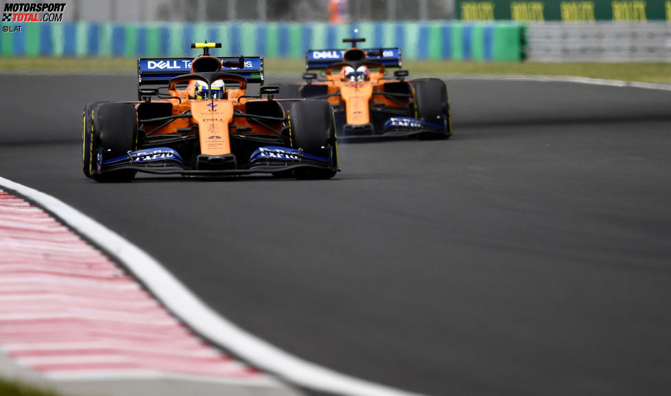Lando Norris (McLaren) und Carlos Sainz (McLaren) 