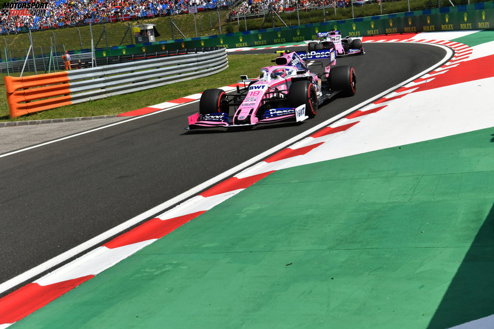 Lance Stroll (Racing Point) und Sergio Perez (Racing Point) 