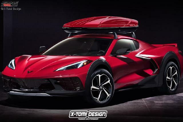 Corvette C8 im 4x4 Rendering von X-Tomi Design