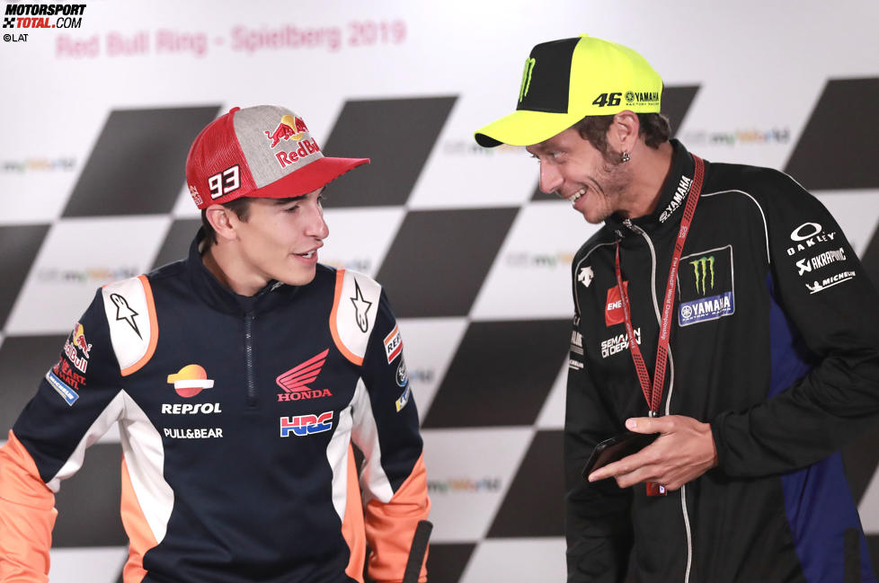 Marc Marquez und Valentino Rossi 