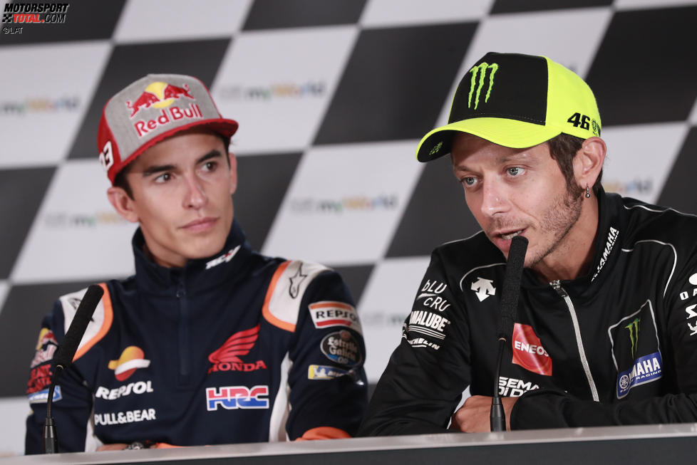 Marc Marquez und Valentino Rossi 